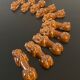10 ceramic knife holders in the shape of a recumbent poodle