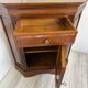 French vintage corner cabinet in solid wood by Ernest Ménard.