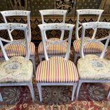 Suite of 6 Empire style chairs - Consulate