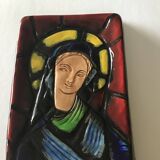 Glazed mosaic tile by Stephani Laurencet