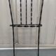 Iron cloakroom wall-mounted port multicolored balls mirror door umbrellas hats circa 50