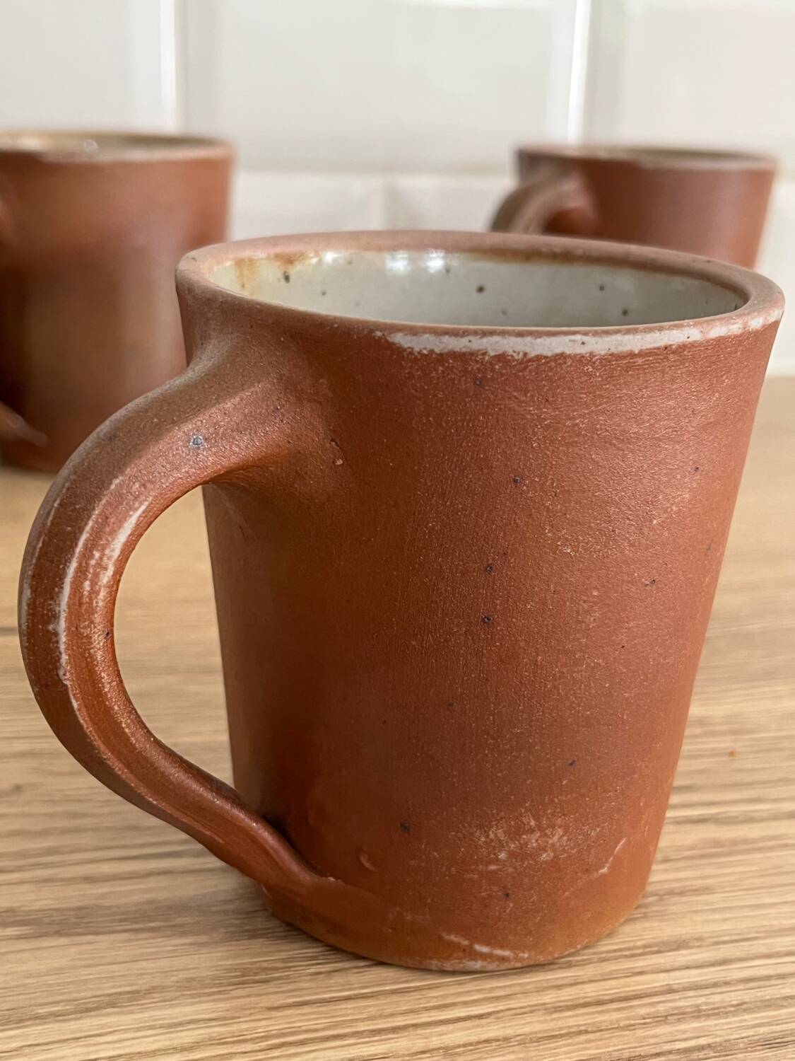 Lot de 4 tasses artisanale en céramique