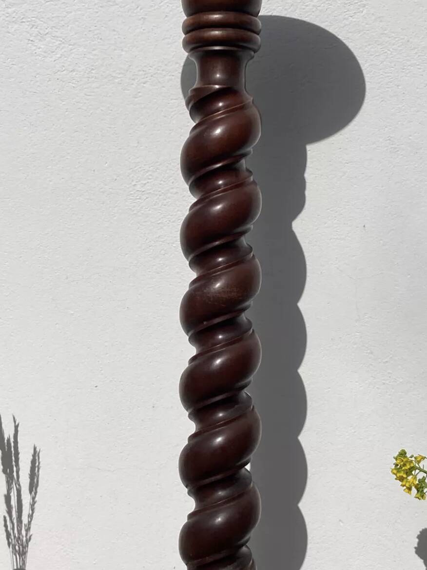 Solid wood column harness turned 1940