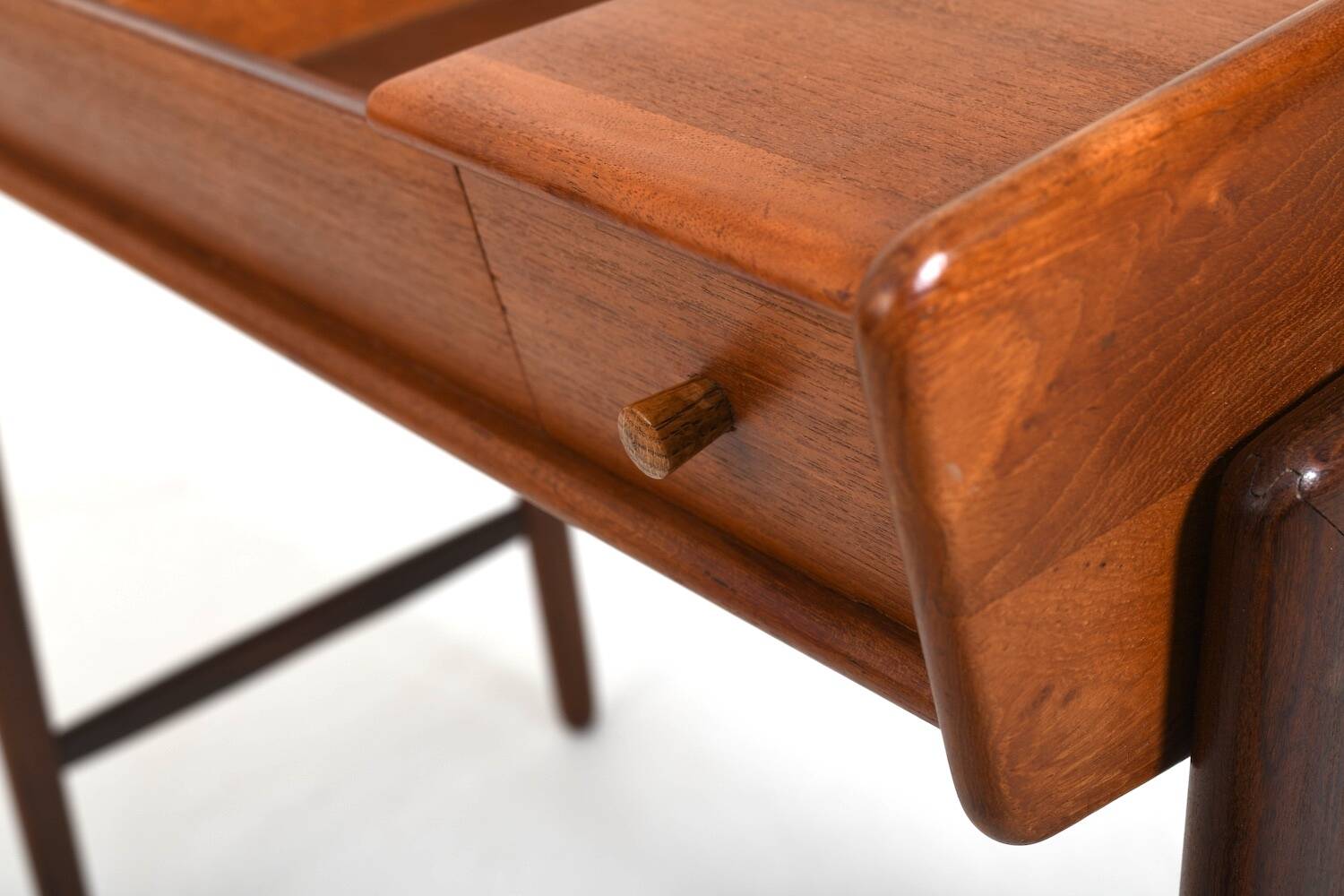 Fine Danish Vanity Table or Desk in Teak