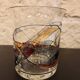 Vintage aperitif service – Cristal de Paris style – 6 glasses + carafe – Ann