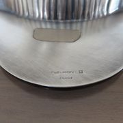 Set of 2 dishes shell christofle floret France in silver metal