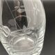Fine chiseled glass carafe