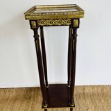 Sellette en bois et laiton doré de style Napoléon III