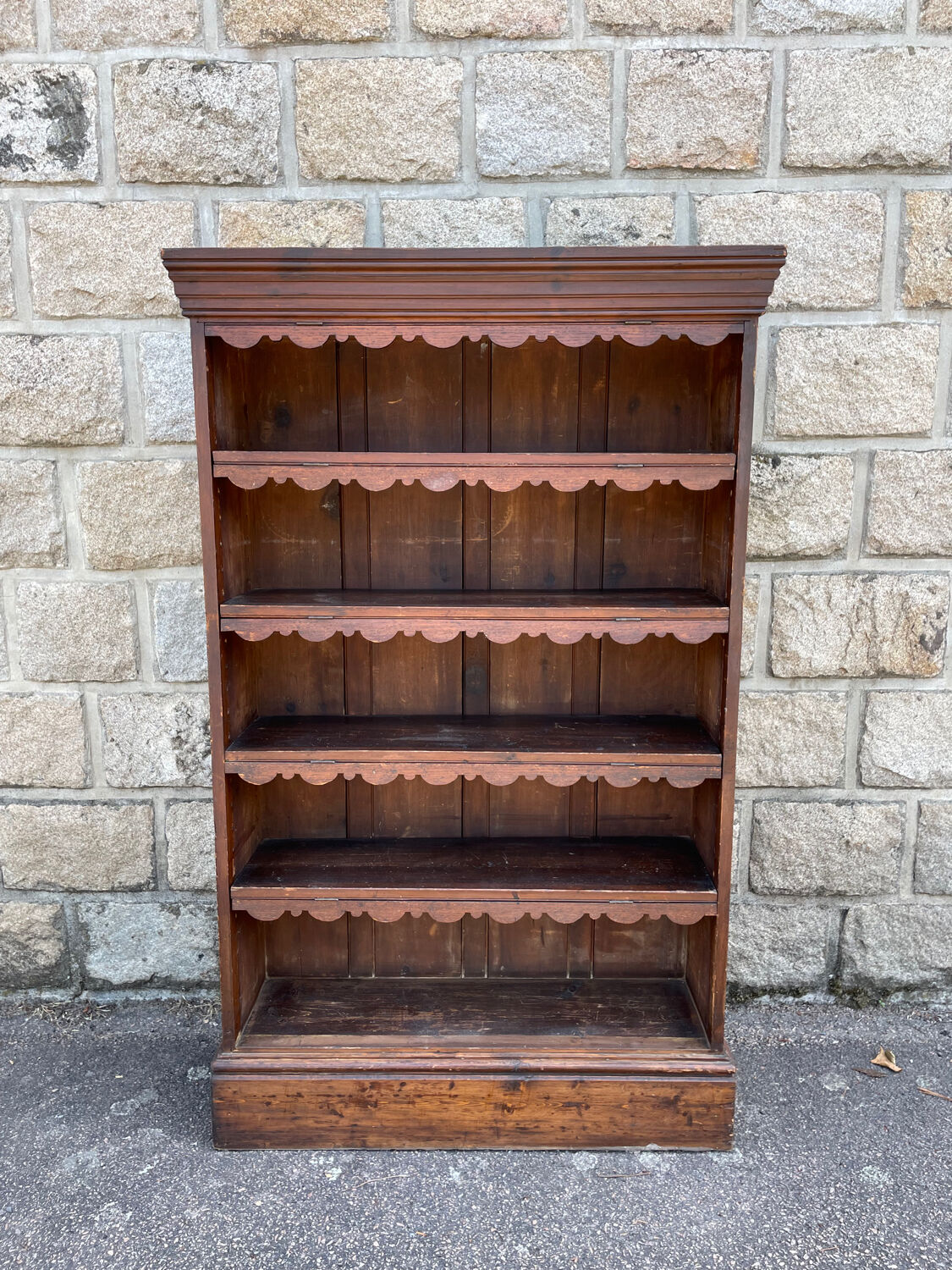 Wooden english bookcase