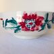 Vintage salad bowl from the Sarreguemines manufacture Model Monceau porcelain