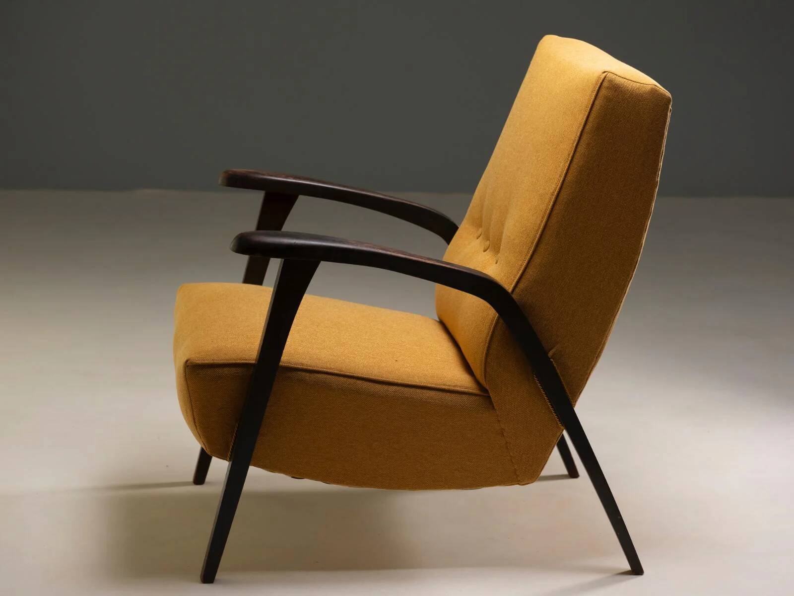 Armchair, attributed to Krásná jizba / ÚLUV, 1950s–1960s, Czechoslovakia