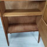 Vintage oak secretary shelf