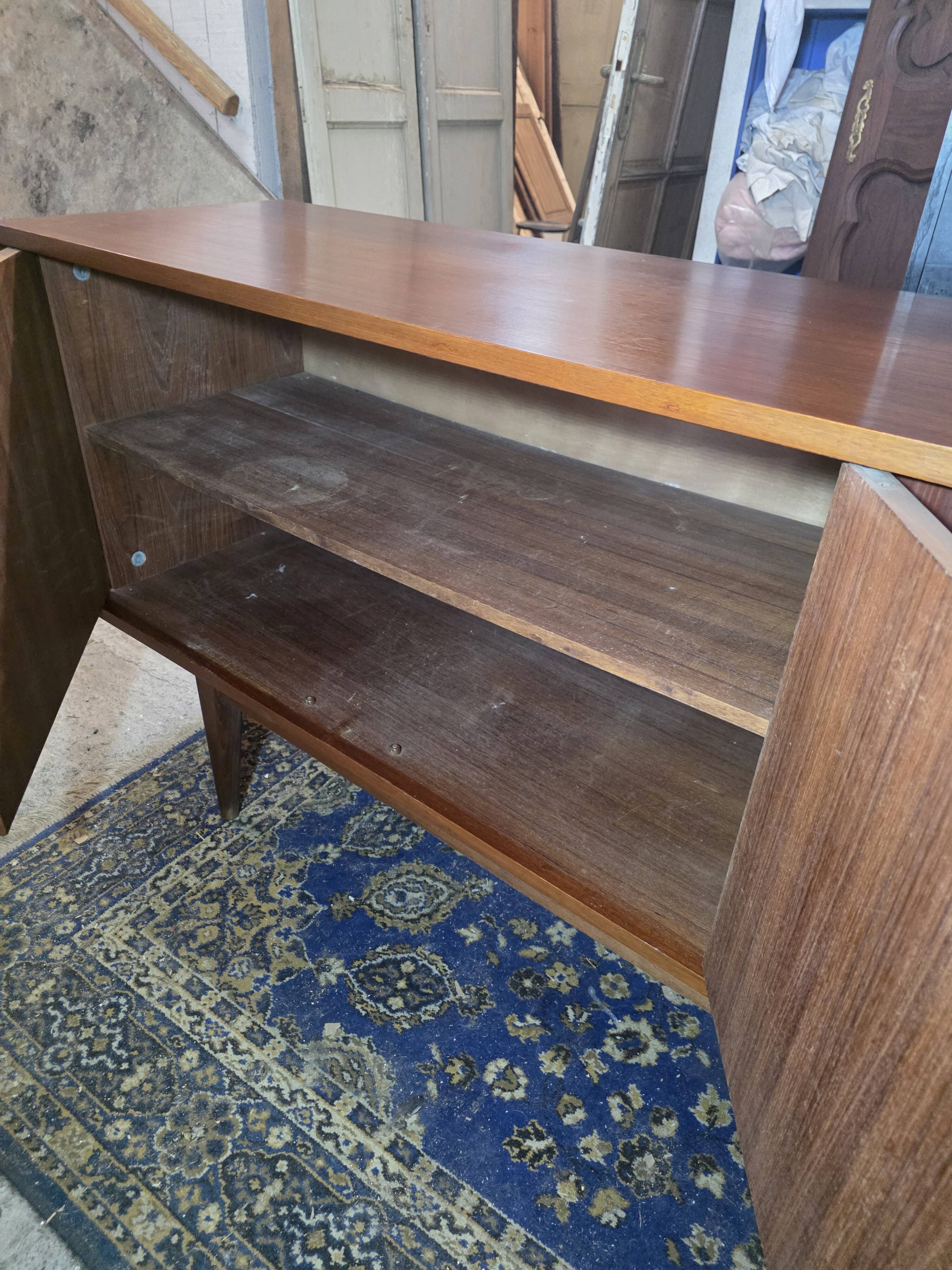 Scandinavian teak sideboard from the 1960s.