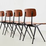 Friso Kramer Set of 4 Result chairs for Ahrend de Cirkel 1958