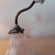 Art Nouveau glass wall lamp