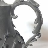 Vase-Pichet Art Nouveau En Étain