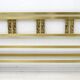 Mid-Century Modern Italian Gold Brass and Bronze Double Beb, 1970