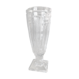 30s diamond tip crystal vase