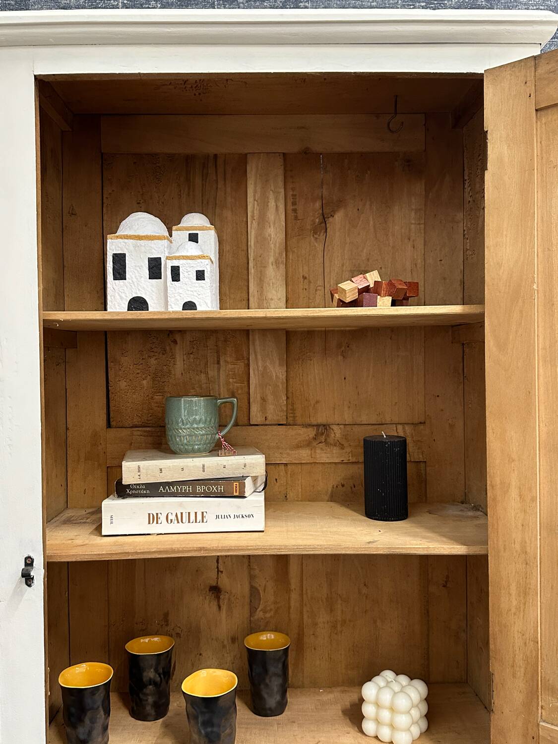 Off-white Parisian wardrobe