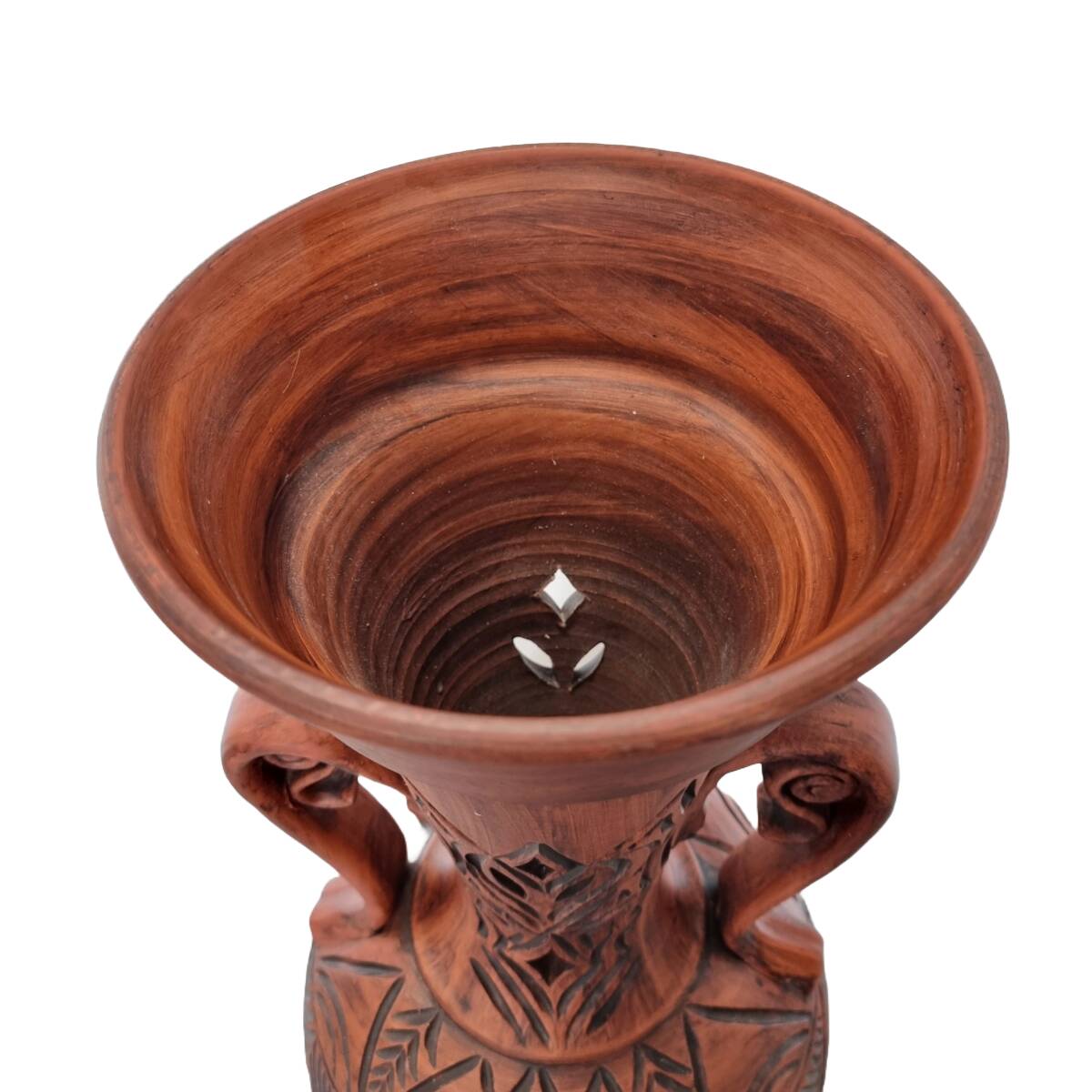 Large Vintage Brown Ceramic Vase, 1960s