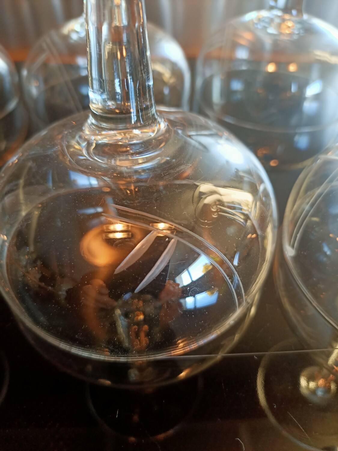 Charles X champagne glasses