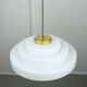 Suspension en laiton et plexiglas cascade mid-century