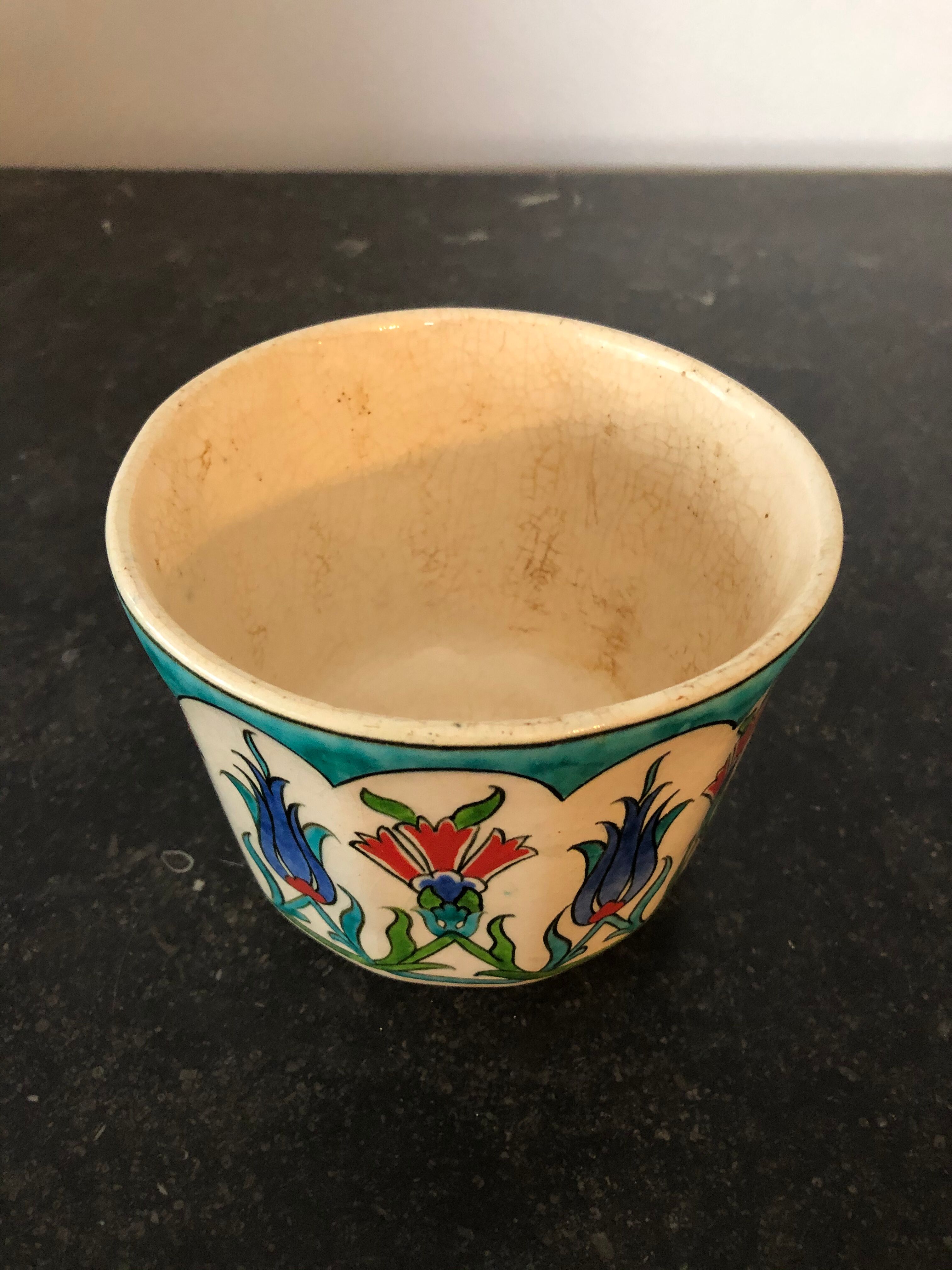 Ancient earthenware pot cover