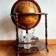 Vintage world map bar