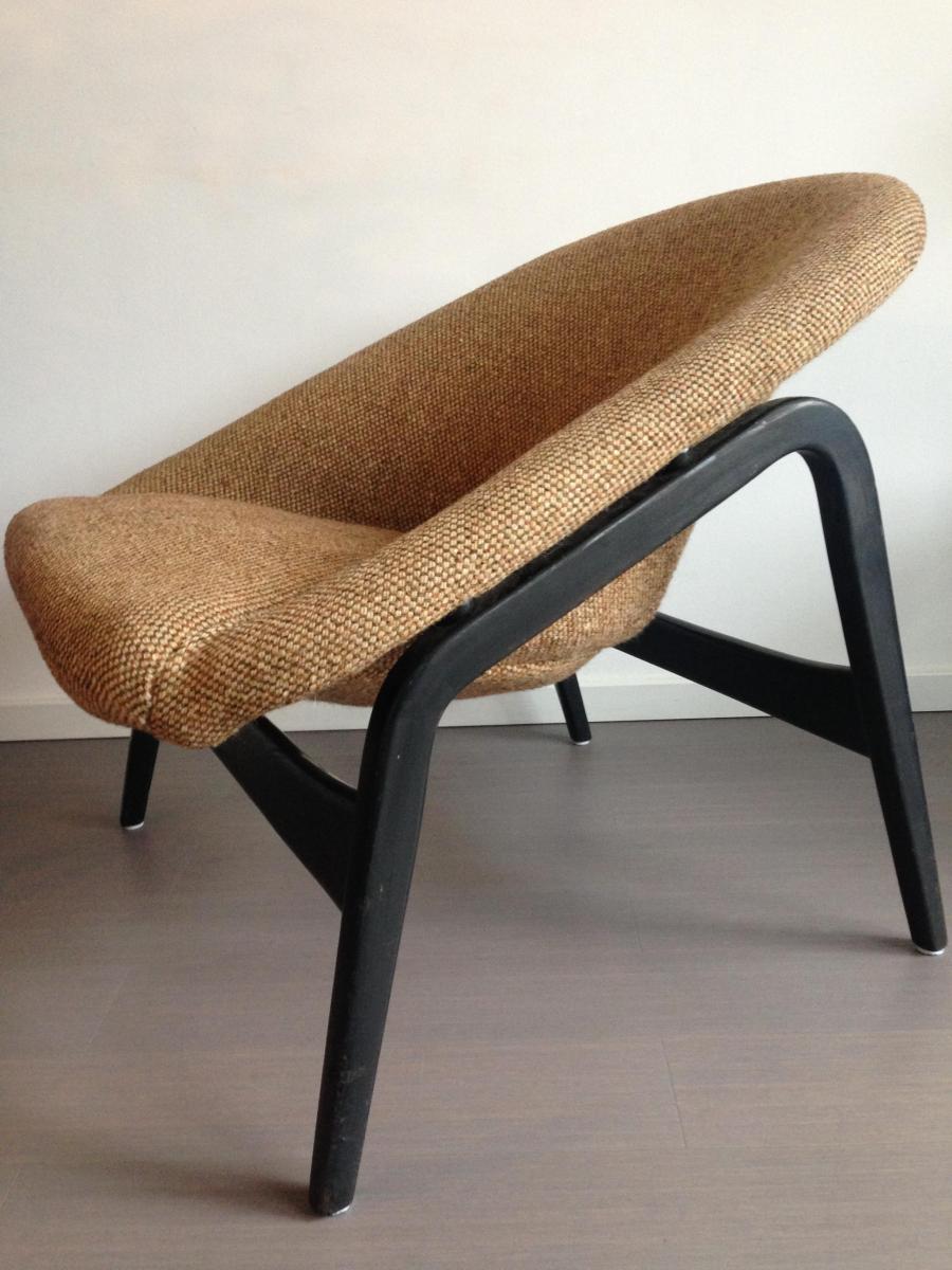 Armchair Columbus by Hartmut Lohmeyer for Artifort, 1950 s