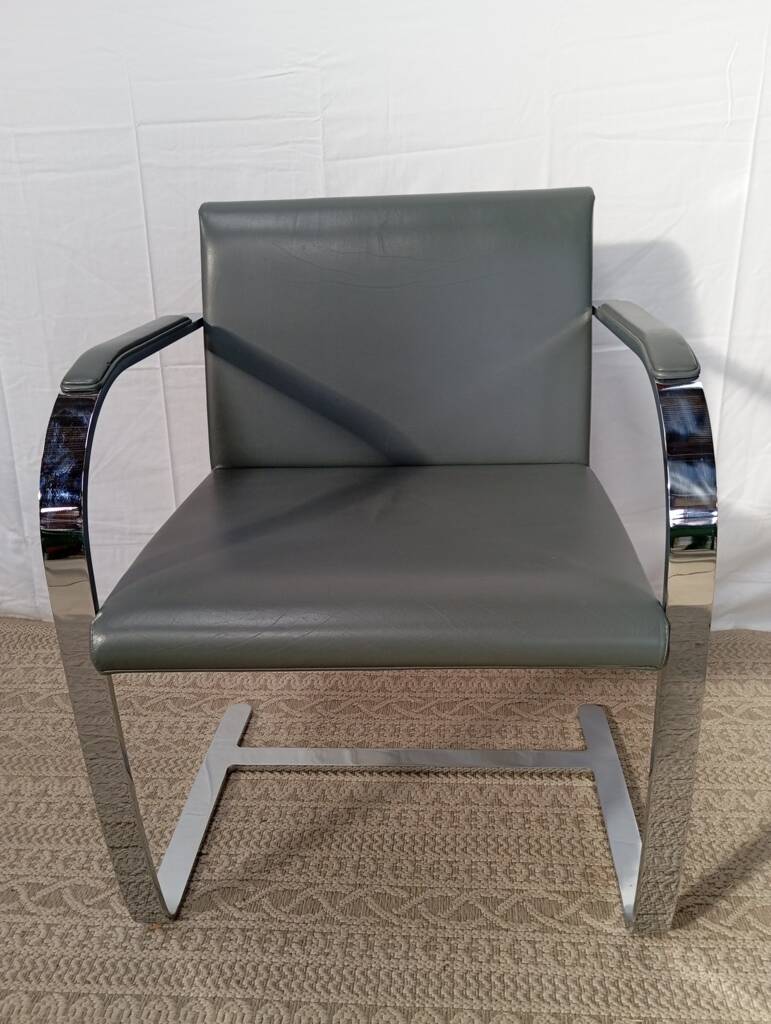 BRNO leather armchair, design Mies Van Der Rohe