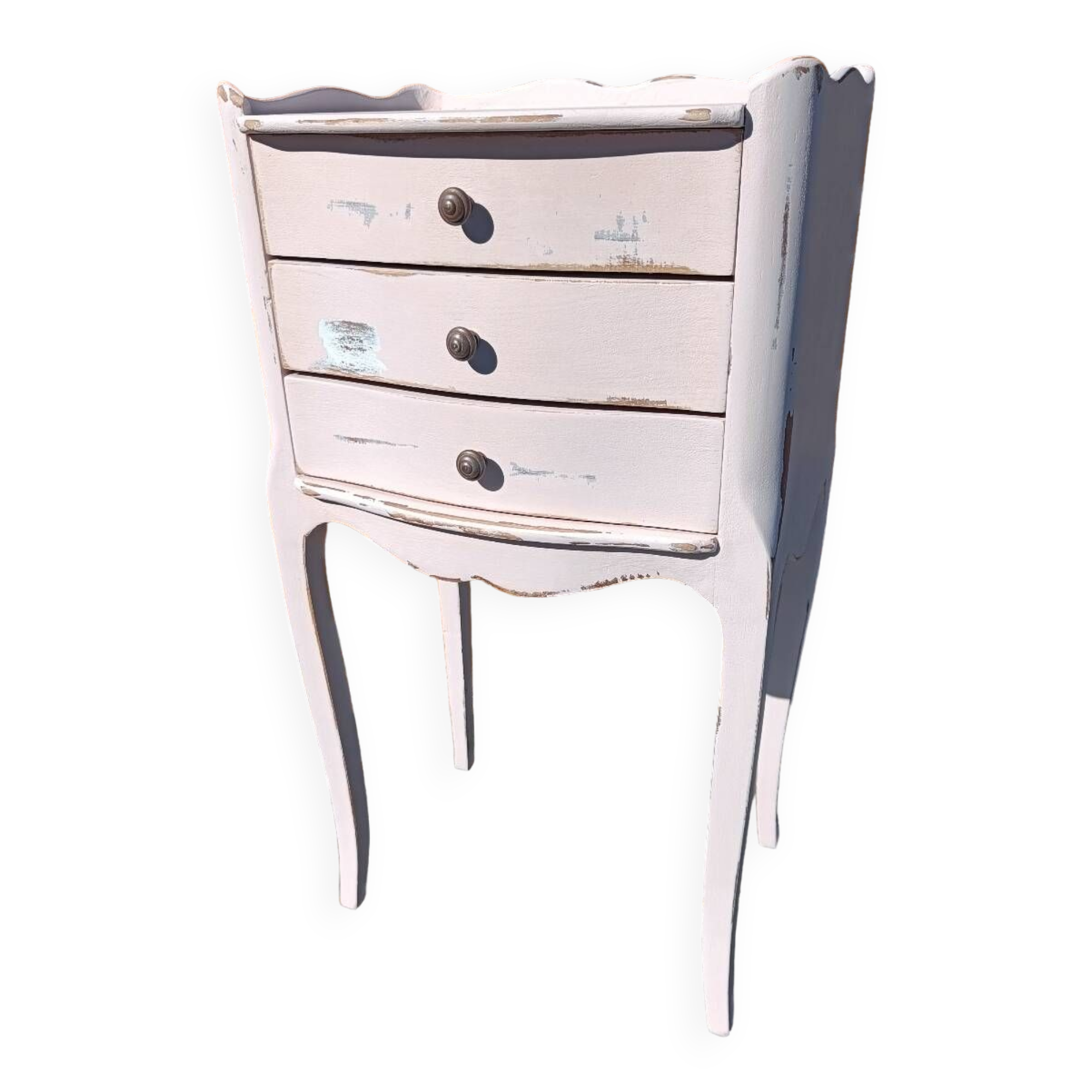 Petite commode/ chevet vintage patinée