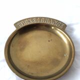 Empty pocket vintage brass