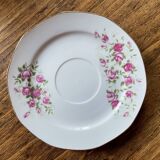 Service tasses à café ancien, en porcelaine, motif roses