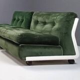 Canapé modulable en velours Amanta Mario Bellini pour C&B Italia
