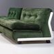 Modular velvet canapé Amanta by Mario Bellini for C&B Italia