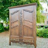 Louis XV Period 18th Century Oak Lorraine Wardrobe