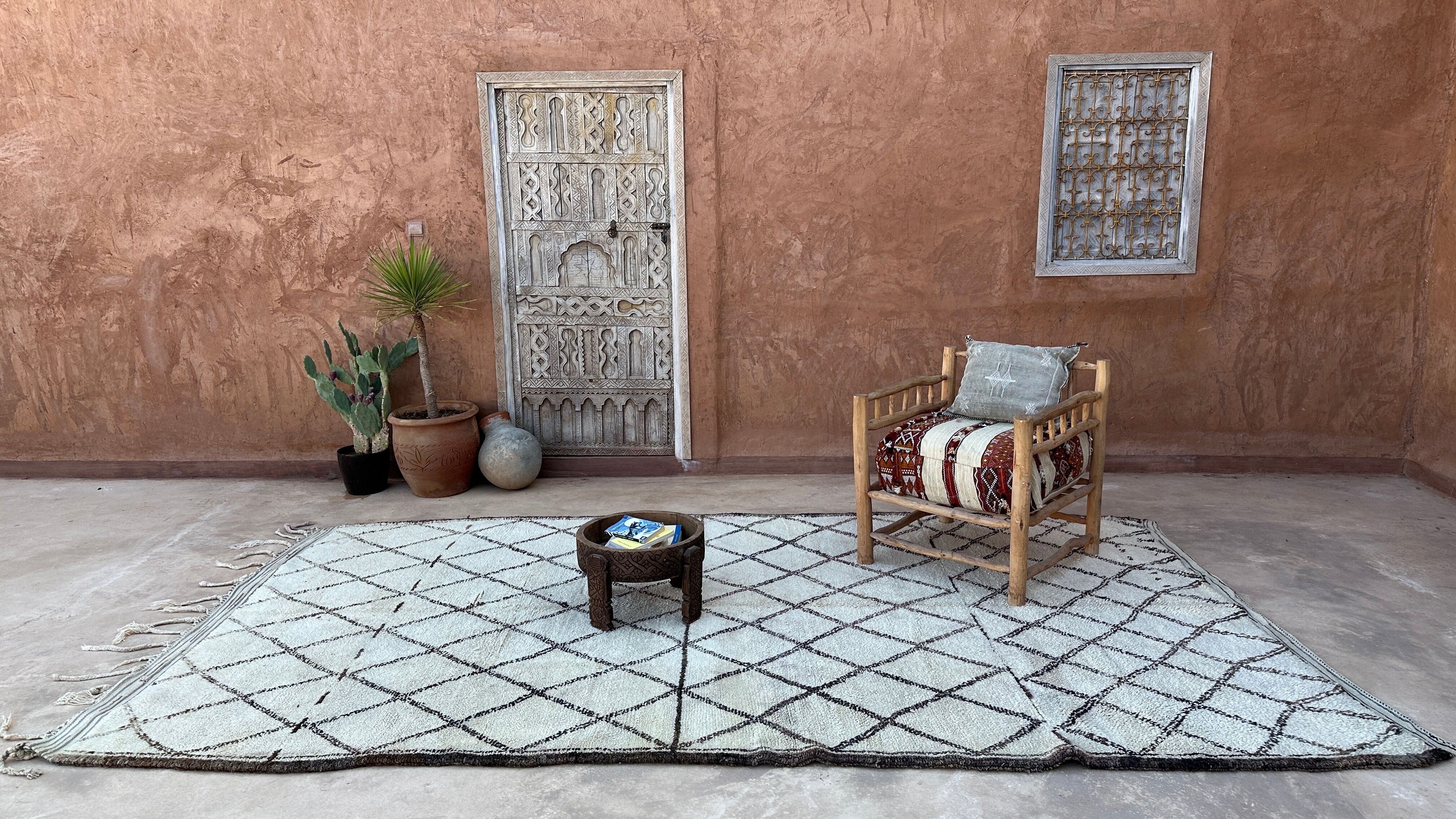 Moroccan carpet - 206 x 378 cm