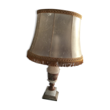 Alabaster and marble lamp