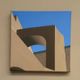 Original Contemporary Swedish Oil on Canvas – “Trajanus Forum III” by Anna Micro Johansson – 2011 – Unframed