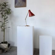 Lampe de bureau années 50 « diabolo » Aluminor