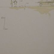 Original lithograph signed and numbered François Delaroziere L'éléphant, 2008.