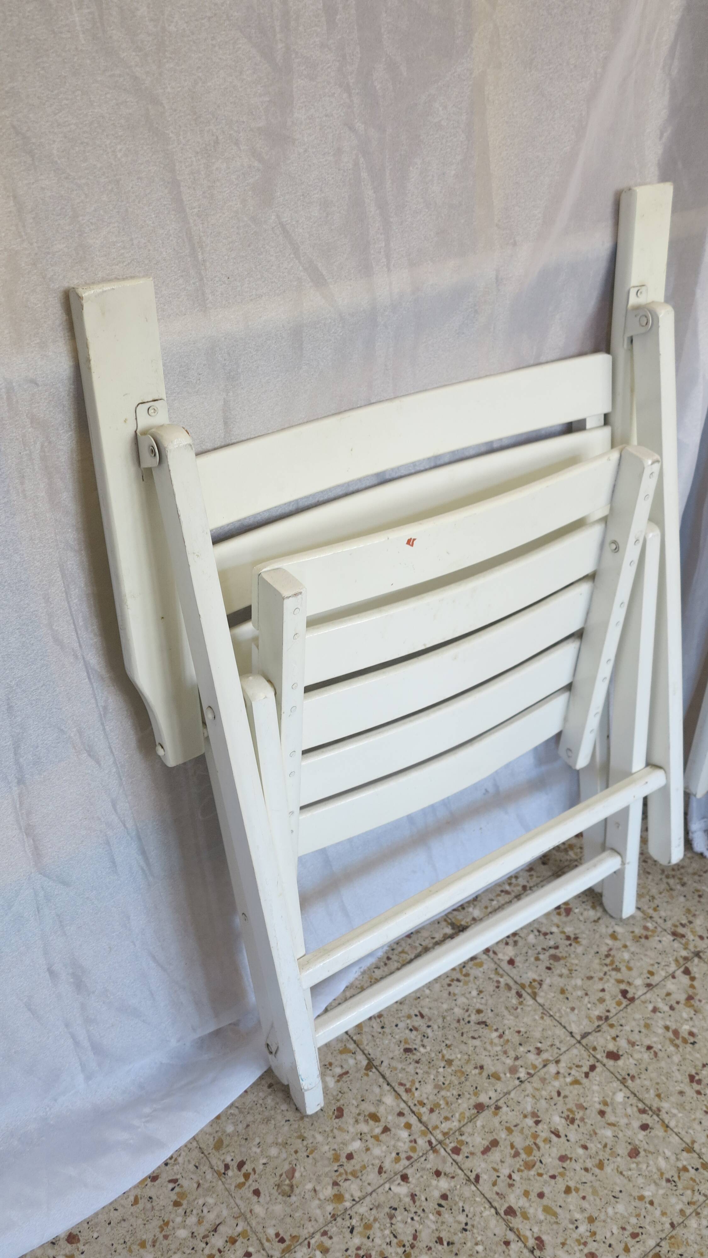 Paire de fauteuils de jardin pliants