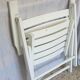 Paire de fauteuils de jardin pliants