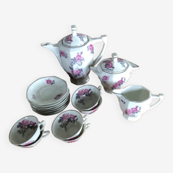 16-piece Limoges porcelain tea service