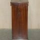 Vintage Low Bevan Funnell Library in Flamed Mahogany with Two Drawers