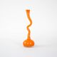 Orange vase, Danish design, 1990s, made in Denmark