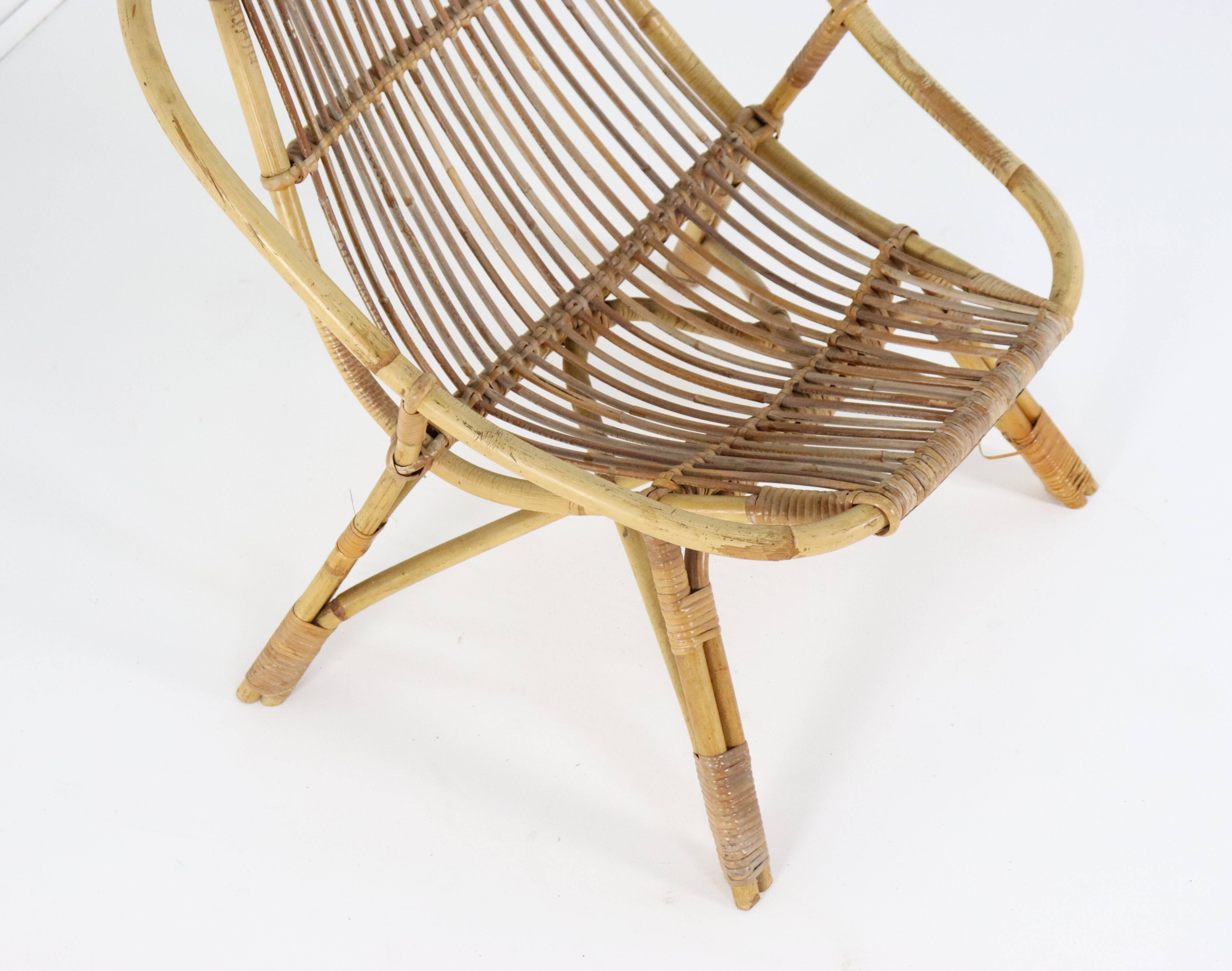 vintage jaren '60 - Rotan stoel 'Neerlon'