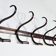 Cloakroom Coat Rack in Curved Beech, J&J Kohn – Early 20th Century