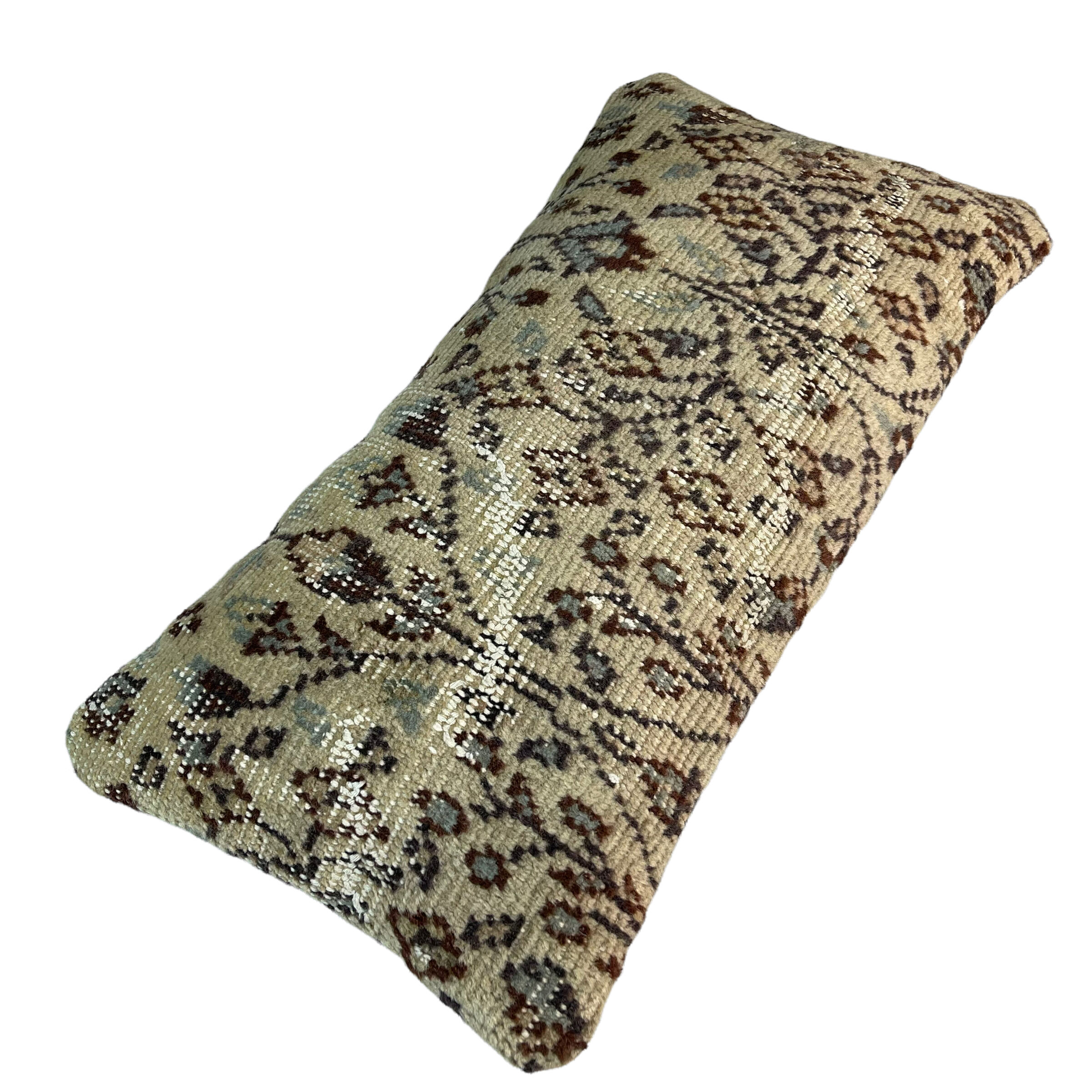 Vintage turkish handmade cushion cover , 30 x 60 cm