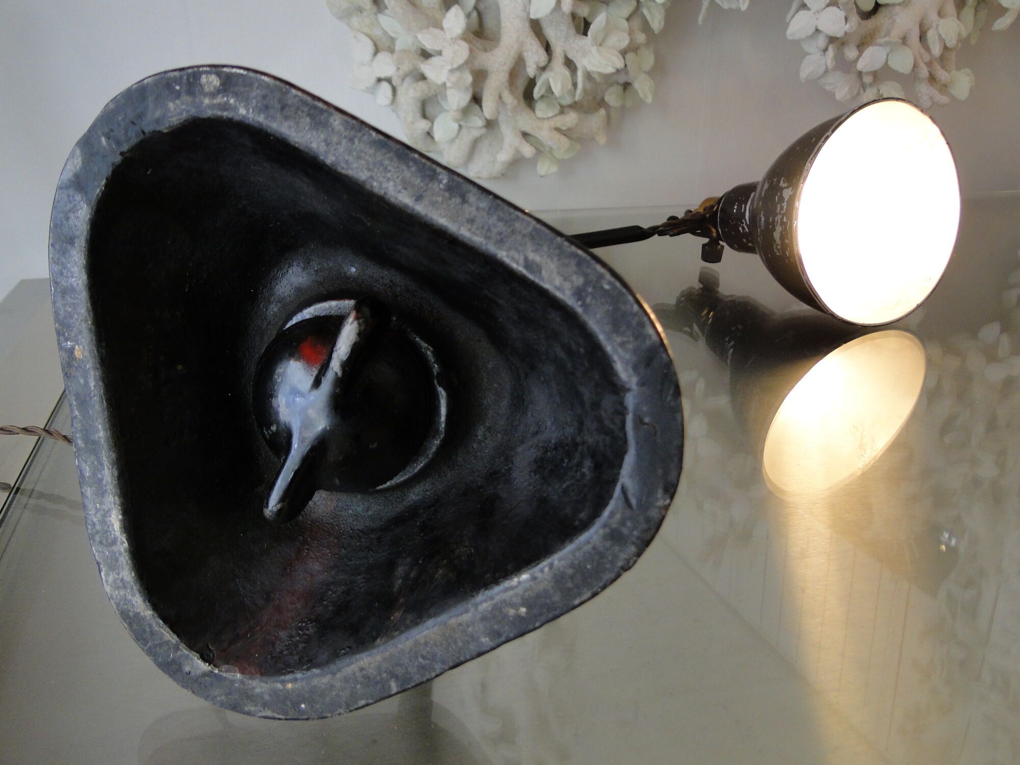 Vintage desk lamp Bernard Albin Gras model 205 portable circa 1930